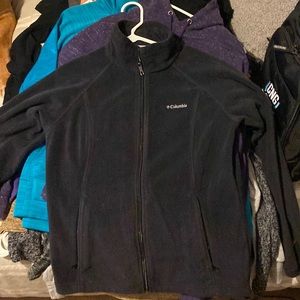 Womens Columbia Fleece- Black